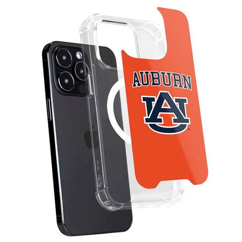 Auburn University AU Orange iPhone 15 Pro MagSafe Case